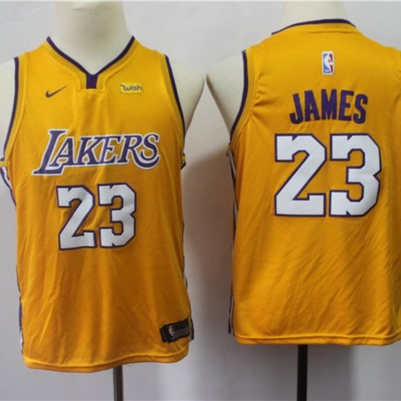 lebron james gold jersey